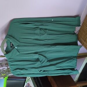 100% rayon button down